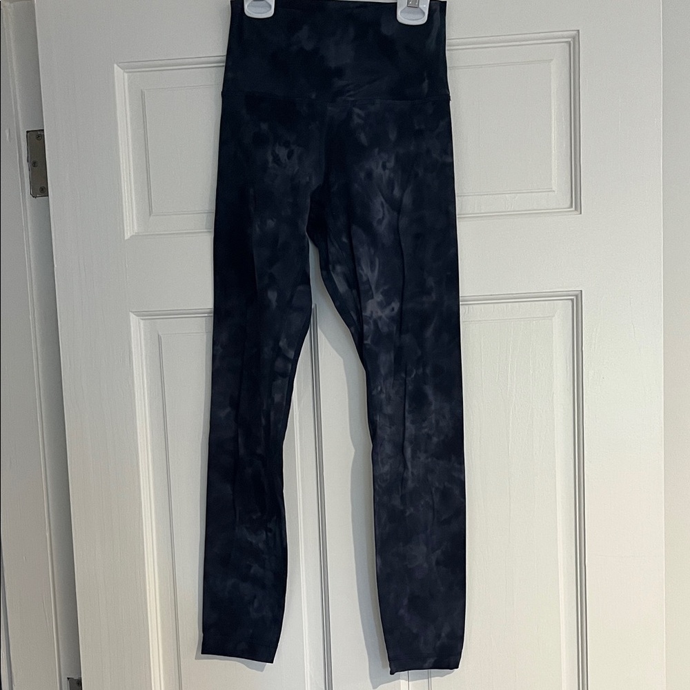 Lululemon Blue Tie-Dye Leggings